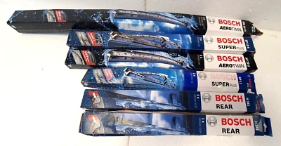 6 x Bosch Window Wipers Various Sizes inc vat (A21) - Image 1 of 4