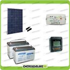 Kit Solaire Photovoltaïque 280W 24V AGM Batterie 100Ah Chalet Chalet