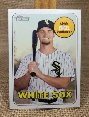 2018 Topps Heritage Adam Engel Baseball Card #570 White Sox FREE S&H A6 - Image 1 of 2