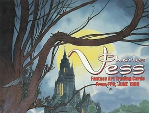 CHARLES VESS 1995 FPG PROMO POSTER FANTASY ART TRADING CARD SHEET - Picture 1 of 1
