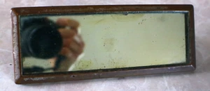 1920s rear view mirror ford model t era 7 3/4" wide x 3" tall - Picture 1 of 13