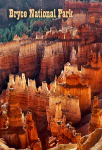Imán de refrigerador 3D - BRYCE CANYON NP 2 - pizarra, casillero - Imagen 1 de 1