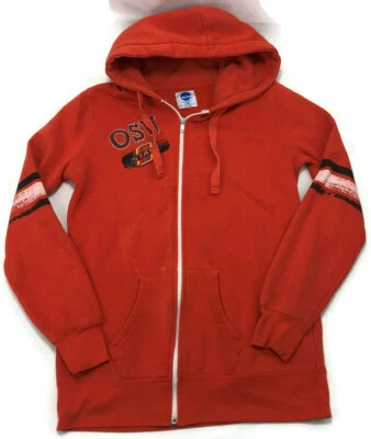 Sudadera con capucha para mujer Oklahoma State Cowboys NCAA cremallera completa bordada NCAA talla pequeña Foto 1 de 4