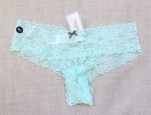 GILLY HICKS by Abercrombie Hollister PANTIES Cheeky Lace Mint M/L  NWT - Picture 1 of 4