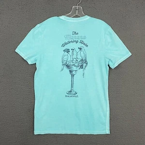 Margaritaville T-Shirt Mens Small Blue Bird Funny Graphic Cotton Casual Dad - Picture 1 of 8