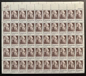 U.S. ALBERT EINSTEIN COMMEMORATIVE STAMPS SHEET 50V 1979 MNH .15c SCOTT #1774 - Picture 1 of 2