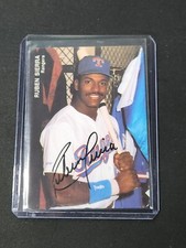 1991 Mother's Cookies Texas Rangers Ruben Sierra  #3/28 Signed Autograph