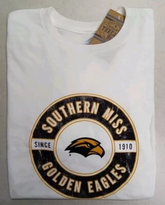 Southern Miss Golden Eagles Rivalry Threads 91 T-shirt Size XXL Ivory - Picture 1 of 3