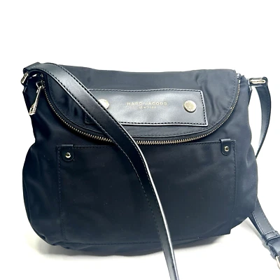 MARC JACOBS Preppy Natasha Women's BLACK Nylon Crossbody Bag - Image 1 of 4