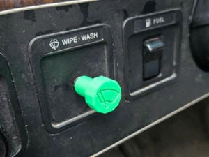 Perilla limpiaparabrisas para Ford F250 años 90 (negro) - Imagen 1 de 2