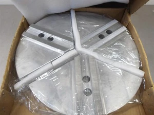 1 Set of NEW! Techleader 12" x 2" Kitagawa 1.5mmx60° Serrated Aluminum Pie Jaws - Picture 1 of 3