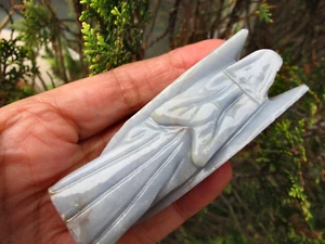 Angelita Cristal Ángel Talla Piedra Pulida Celestita Angélica Curación Natural - Imagen 1 de 24