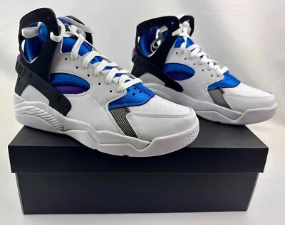Nike Air Flight Huarache Shoes FD0183 101 Purple Royal Blue Mens Sz NIB - Image 1 of 4