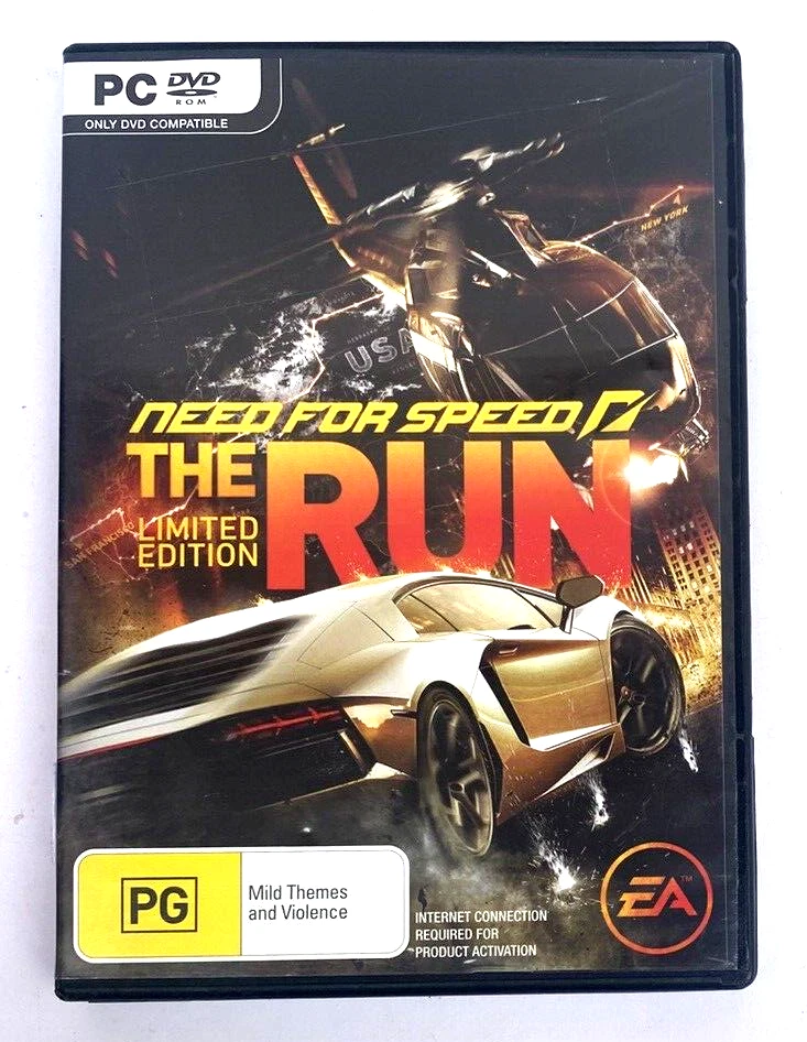 PC DVD-ROM GAME: NEED FOR SPEED, THE RUN / LIMITED EDITION, 2011 - GOOD COND. - Image 1 of 3