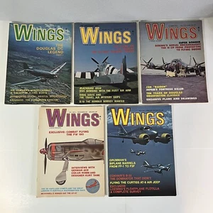 WINGS The Magazine Of Flight Lot Of 5 - 1973, 1974 - Bild 1 von 6