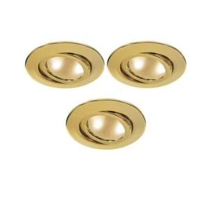 Paulmann 921.89 3er Einbauleuchten Set R50 Quality Line 3x60 W Gold E14 230V - Bild 1 von 3