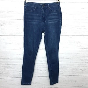 Girl With Curves Jeans High Rise Skinny Jeans Medium Wash Stretchy size 4 - Picture 1 of 12