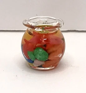 Fish Bowl Aquarium Dollhouse Miniature - Picture 1 of 3