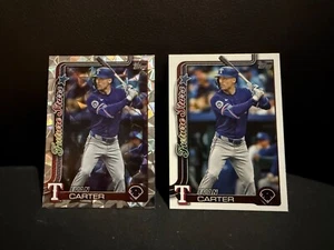 2025 Topps Diamante Foil Future Stars Evan Carter #288 Rangers - Bild 1 von 2