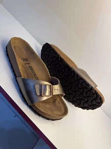 BIRKENSTOCK MADRID Graceful Taupe schmale Weite Damen Sandale - Größe L7/M5 - Bild 1 von 15