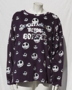 DISNEY NIGHTMARE BEFORE CHRISTMAS COFFEE US Women’s 3X Pajama Top Sleepwear MINT - Bild 1 von 6