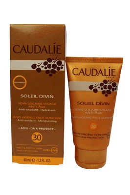 Caudalie Soleil Divin Anti-Age Face Suncare SPF 30 40 ml *Twin Pack* - Image 1 of 2