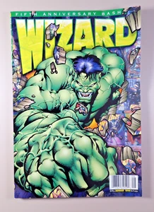 WIZARD MAGAZINE #60 August 1996 HULK COVER Fifth Anniversary Bash! - Picture 1 of 2