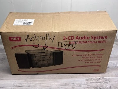 New-Open-Box RCA RS22363 Audio System With 3 CD Player, AM/FM Radio & MP3 Input - Image 1 of 4