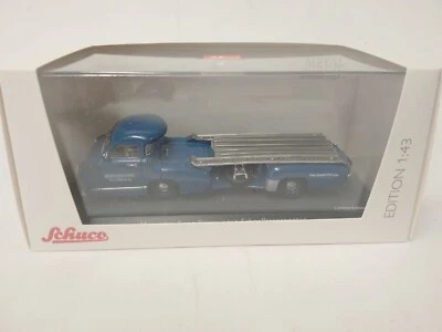 Schuco Mercedes Benz Rennwagen Car Transporter 1955 1/43 450253800 - Immagine 1 di 3