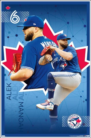 Alek Manoah ACE Toronto Blue Jays Official MLB 22x34 Wall POSTER Cover