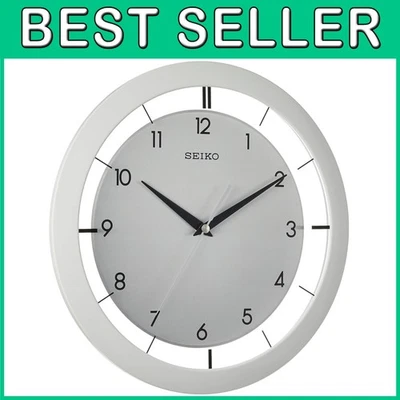 White Dial Metal Clock, 11 Inch, Battery Operated - Image 1 of 4