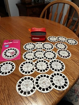 80s Viewmaster Toy & 3D Slides He-Man Superman A Team Smurfs Thunder Cats - Image 1 of 4