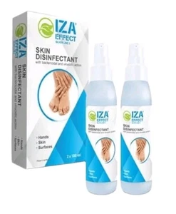 IZA Efecto Spray Biocida para Desinfección de la Piel de los Pies 2 x 100 ml - Imagen 1 de 1