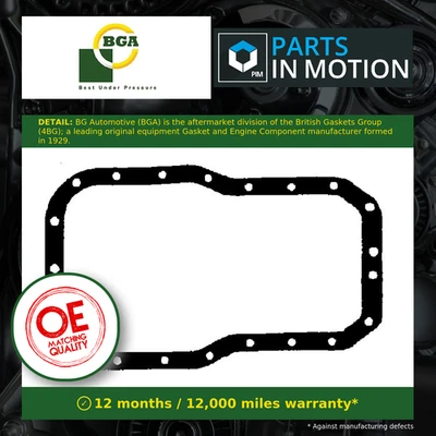 Sump Gasket fits TOYOTA CARINA 2.0 87 to 97 3S-FE BGA 1210174111 Quality New - Image 1 of 4
