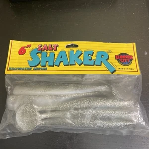 Lunker City Salzstreuer #132 Ice Shad Salzwasser Serie 6" 5er Pack Neu in Verpackung - Bild 1 von 2