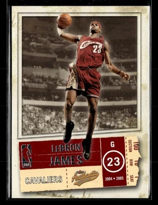 2004-05 Fleer Authentix #49 LeBron James - Image 1 of 2