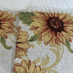 Better Homes And Gardens BHG Sunflower Tapestry Placemats 18x13” Autumn Set Of 4 - Picture 1 of 24