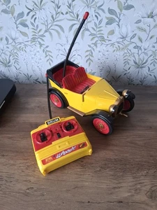 VINTAGE GOLDEN BEAR RC BRUM REMOTE CONTROL CAR RARE - NO SCREEN - WORKING - Picture 1 of 6