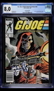 G.I. Joe, a Real American Hero #43 Newsstand Variant (Marvel Comics 1/86) CGC 8 - Picture 1 of 2