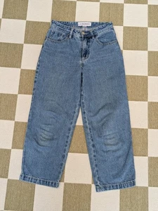 L.F Markey 26" UK 8 Petite Light Wash Blue Tapered Leg Jeans - Bild 1 von 11
