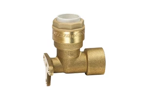 15 mm Druckpassform auf 1/2 BSP, für Luft & Wasser, Wandmontage passt John Guest Pipe - Bild 1 von 4