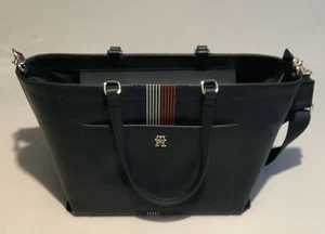 Tommy Hilfiger Shopper in Navy mit zusätzlichem Gurt - Bild 1 von 4