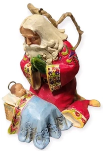 Jim Shore Heartwood Creek The Real Meaning Of Christmas Ornament 4013899 Santa - Picture 1 of 6