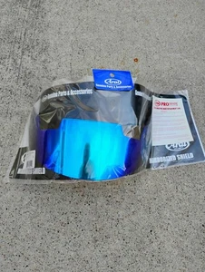 New Arai Pro Shade System, SAI Replacement Lens, Blue Mirror XL, 01-1117 - Picture 1 of 4