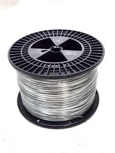 10 Pfund Flachstich Drahtspule 18 x 20 Stärke verzinkt Binderei Hefter - Bild 1 von 7