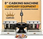 CabKing 8" Cabbing Machine | Lapidary Rock Grinder Polisher | Model CABKING-8V1