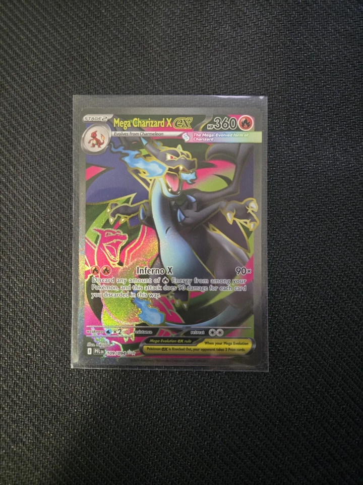 Pokémon TCG Holo Ultra Rare Full Art 109/096 Mega Charizard X Ex - Image 1 of 2