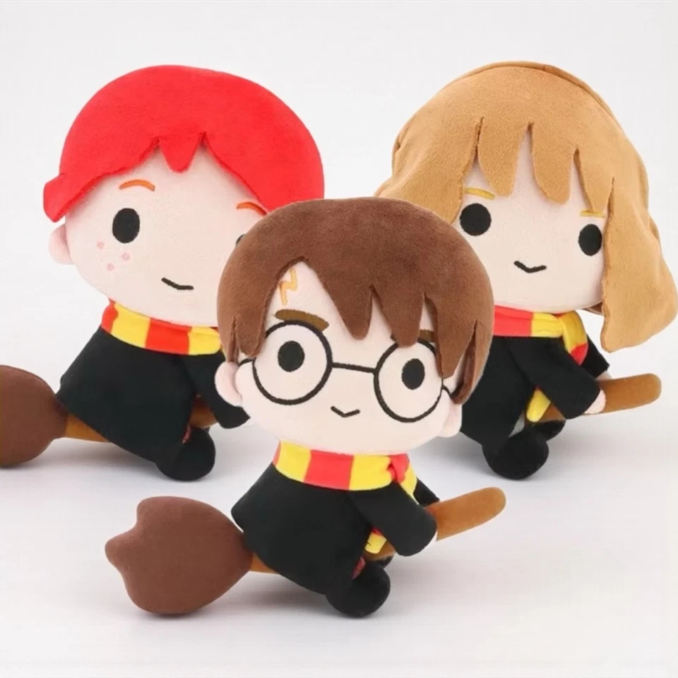 Licencia Harry Potter Muñeco de Peluche 7" Niños Voladores Decoración del Hogar Hermione Ron Regalo LTD Foto 1 de 4