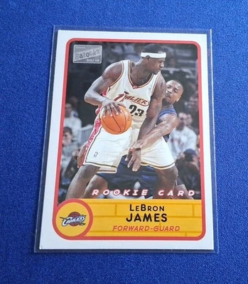 2003-04 Bazooka - LeBron James #223 Mini White Jersey (RC) - Image 1 of 2