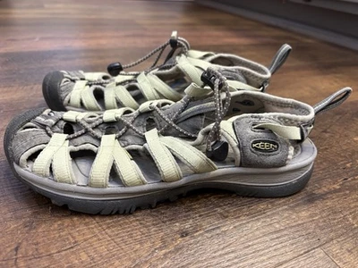 Keen Water Shoes Womens Sz 7 Light Gray Turquoise Anti Odor Anatomic Footbed  - Image 1 of 4